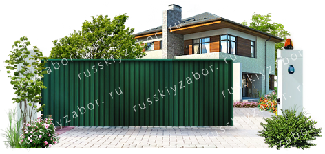 Заборы для дачи с установкой под ключ - купить по низкой цене в Москве и Московской области
