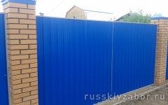 Фото распашных ворот в Наро-Фоминске.